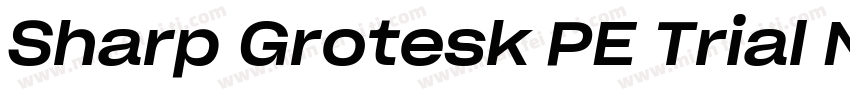 Sharp Grotesk PE Trial Medium 23字体转换